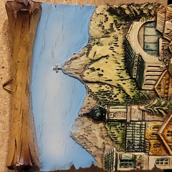 Vintage Oberammergau Germany Ceramic Wall Plaque - Picture 4 of 6